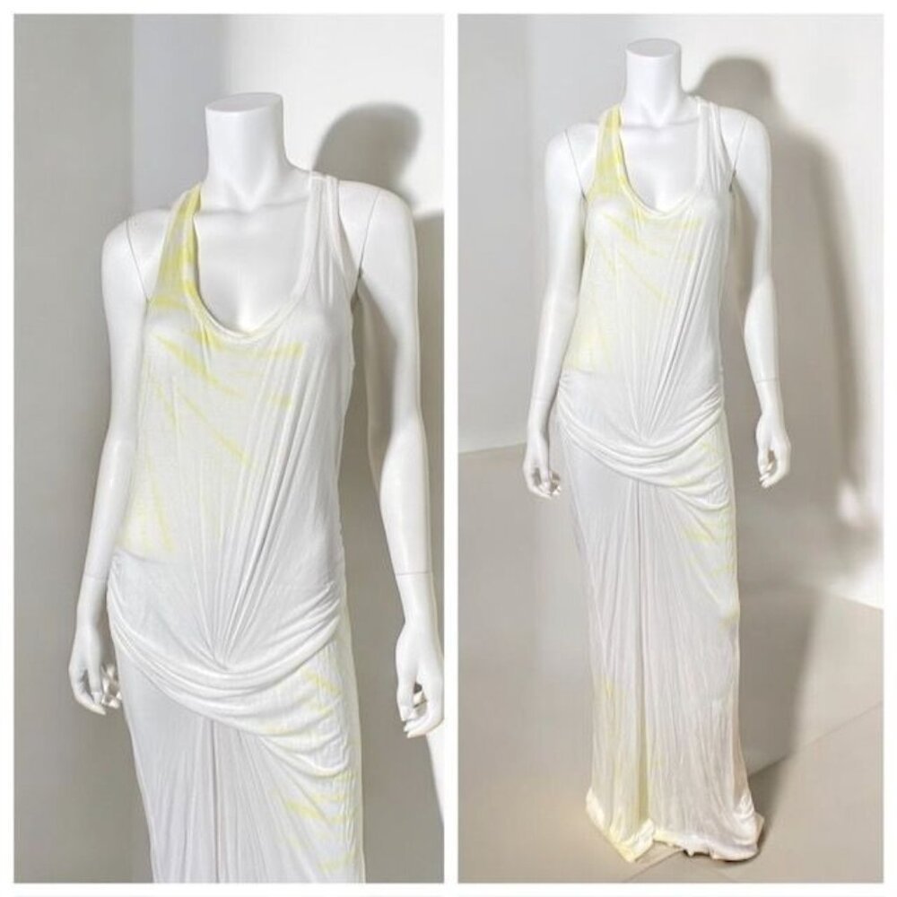 Young Fabulous & Broke Maxi Dress White Yellow, Size Large - Picture 5 of 13